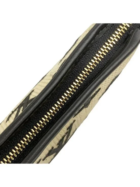 Louis Vuitton Handbag by the Pool Mini Pochette Noir Black Beige - Picture 14 of 15